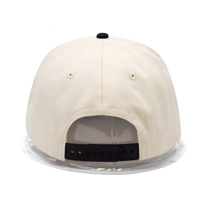 Tuxiao Custom Logo 3D Embroidery Two Toned 5-Panel Baseball Cap - Image 2