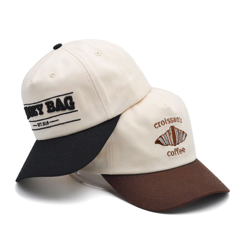 Tuxiao Custom Logo 3D Embroidery Two Toned 5-Panel Baseball Cap
