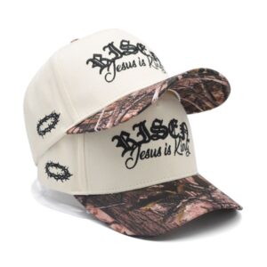 Digital Camo Camo High Crown Baseball Cap