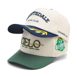 3D Embodied Logo 5 Panels Baseball Caps