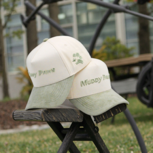 Two Tone Suede Embroidered Baseball Caps