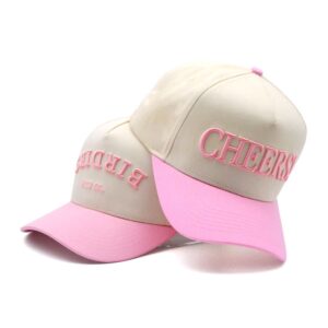 Tuxiao Custom 3D Embroidery Logo Sports 5 Panel Two Tone Baseball Caps