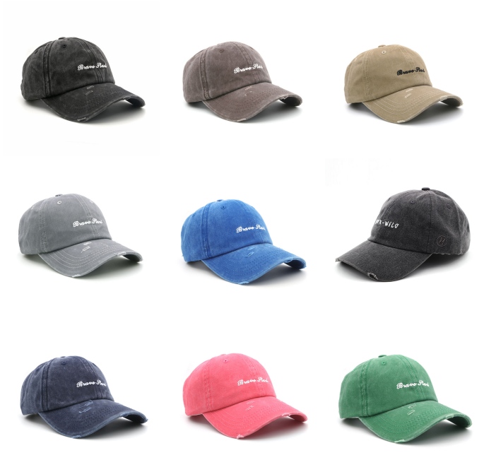 Washed Distressed Dad Hats Cap Custom LOGO - Image 4